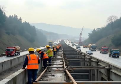 編寫(xiě)跨越高速公路施工期間的交通組織方案時(shí)需要參考哪些標(biāo)準(zhǔn)和規(guī)范？以湖南高速公路某項(xiàng)目為例